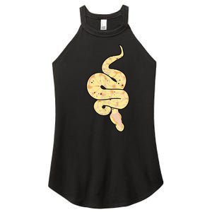 Snake Lover Reptile Banana Ball Python Funny Noodle Women's Perfect Tri Rocker Tank