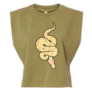 Snake Lover Reptile Banana Ball Python Funny Noodle Garment-Dyed Women's Muscle Tee