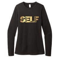 Self Love Respect Worth Confidence Motivational Womens CVC Long Sleeve Shirt