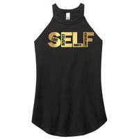 Self Love Respect Worth Confidence Motivational Women's Perfect Tri Rocker Tank