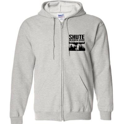 Shute Log Removal Service Full Zip Hoodie