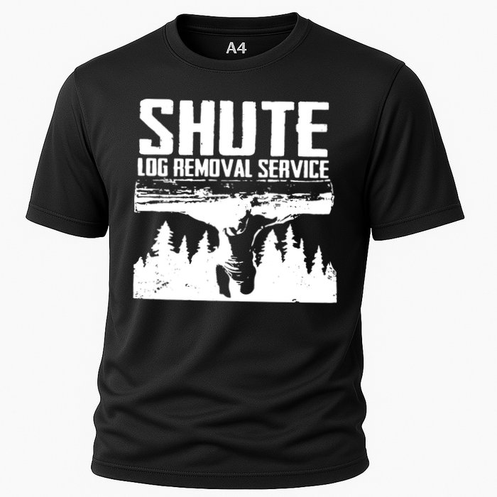 Shute Log Removal Service Cooling Performance Crew T-Shirt