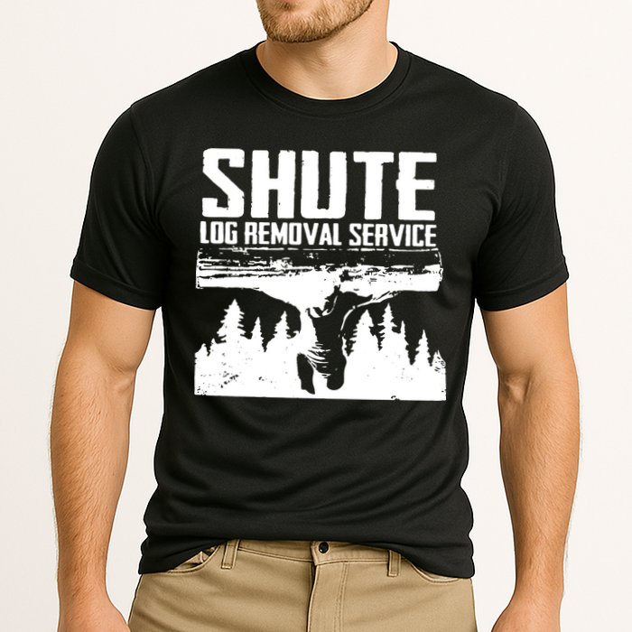 Shute Log Removal Service Cooling Performance Crew T-Shirt