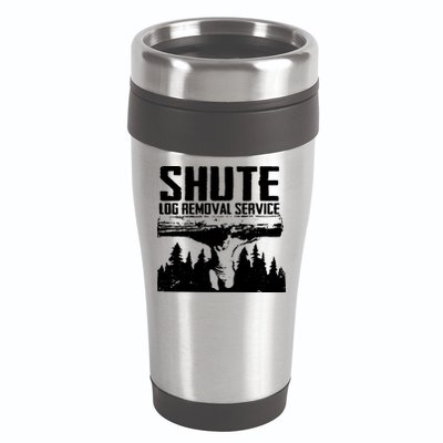 Shute Log Removal Service 16oz Travel Tumbler
