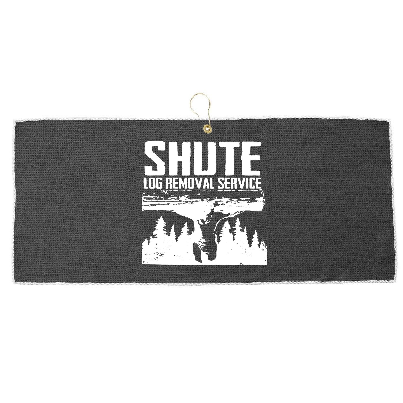 Shute Log Removal Service Large Microfiber Waffle Golf Towel