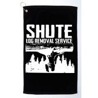 Shute Log Removal Service Golf Towel