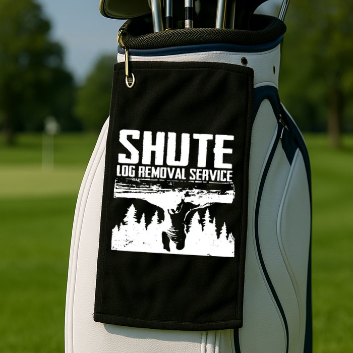 Shute Log Removal Service Golf Towel