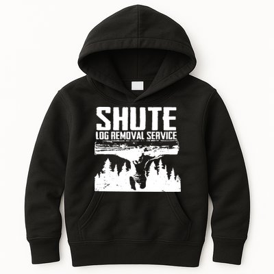 Shute Log Removal Service Kids Hoodie