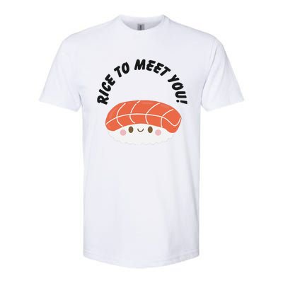 Sushi Lover Rice To Meet You Softstyle® CVC T-Shirt