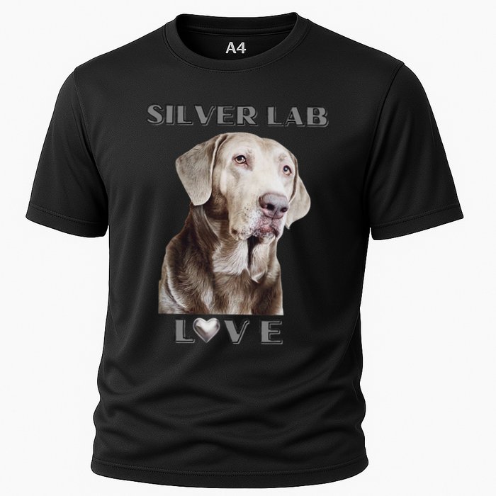 Silver Labrador Retriever Dog Cooling Performance Crew T-Shirt