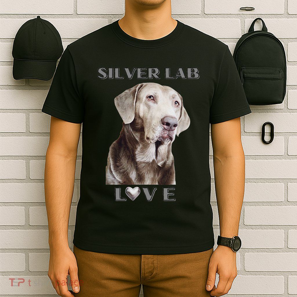 Silver Labrador Retriever Dog T-Shirt