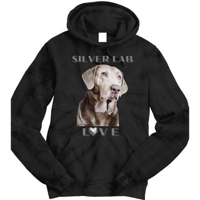 Silver Labrador Retriever Dog Tie Dye Hoodie