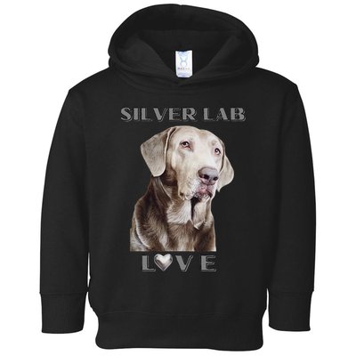 Silver Labrador Retriever Dog Toddler Hoodie