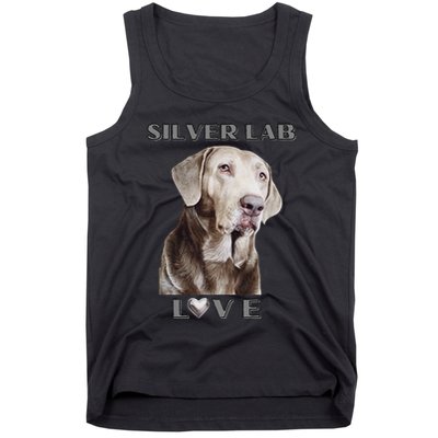 Silver Labrador Retriever Dog Tank Top