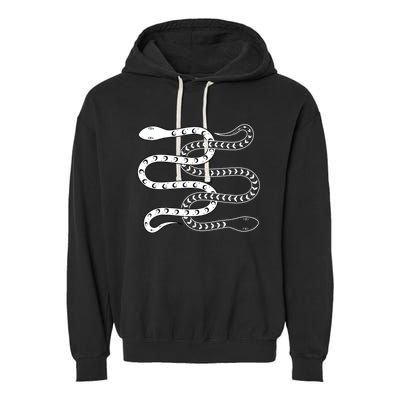 Snake Lover Reptile Fans Herpetologist Ophiologist Ophiology Garment-Dyed Fleece Hoodie