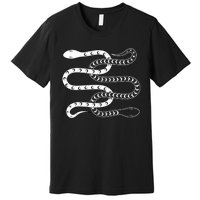 Snake Lover Reptile Fans Herpetologist Ophiologist Ophiology Premium T-Shirt