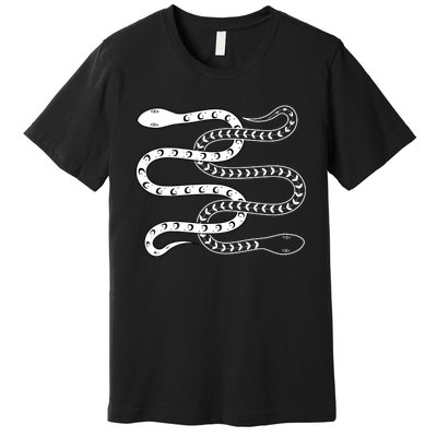 Snake Lover Reptile Fans Herpetologist Ophiologist Ophiology Premium T-Shirt