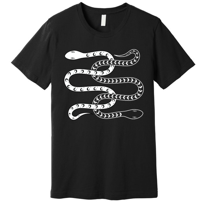 Snake Lover Reptile Fans Herpetologist Ophiologist Ophiology Premium T-Shirt