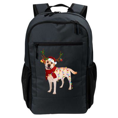 Santa Labrador Retriever Reindeer Light Christmas T Daily Commute Backpack