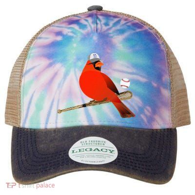 Saint Louis Red Cardinal Funny Bird Design Legacy Tie Dye Trucker Hat