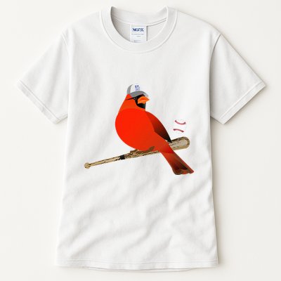 Saint Louis Red Cardinal Funny Bird Design Tall T-Shirt