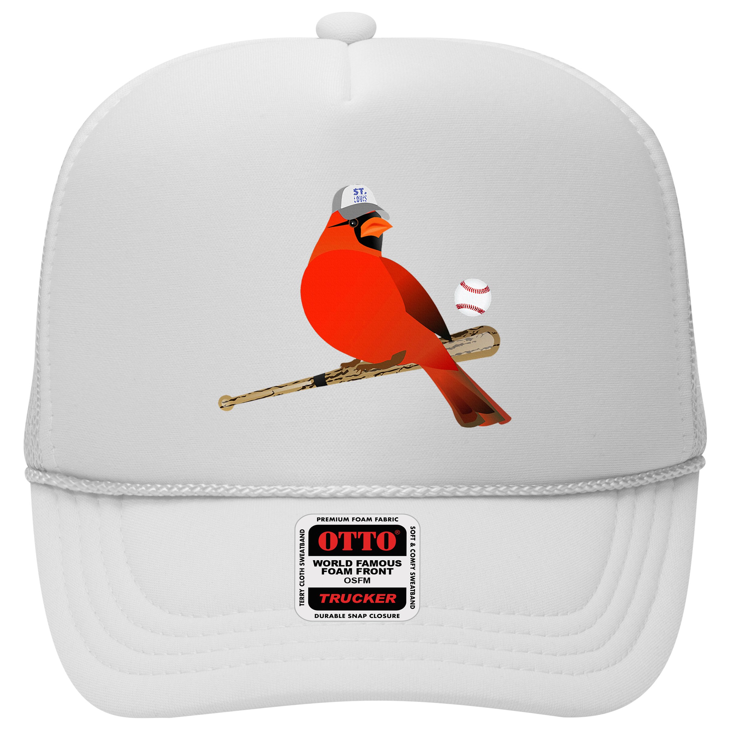Saint Louis Red Cardinal Funny Bird Design Hat