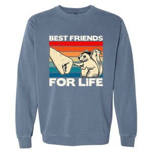 Squirrel Lover, Retro Squirrel Art, Squirrel  Garment-Dyed Sweatshirt