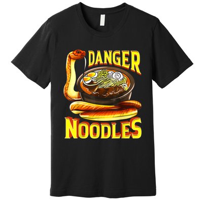 Snake Lover Rattlesnake Danger Noodles Snake Premium T-Shirt