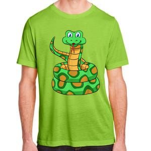 Snake Lover Reptile Cobra Python Boa Herpetologist Adult ChromaSoft Performance T-Shirt