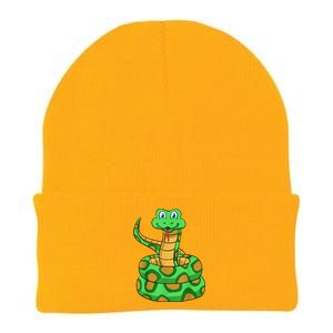 Snake Lover Reptile Cobra Python Boa Herpetologist Knit Cap Winter Beanie