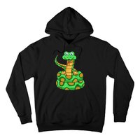 Snake Lover Reptile Cobra Python Boa Herpetologist Hoodie