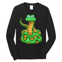 Snake Lover Reptile Cobra Python Boa Herpetologist Long Sleeve Shirt