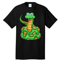 Snake Lover Reptile Cobra Python Boa Herpetologist Tall T-Shirt