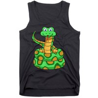 Snake Lover Reptile Cobra Python Boa Herpetologist Tank Top