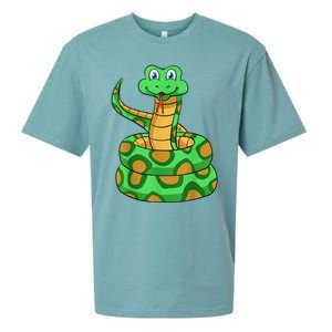 Snake Lover Reptile Cobra Python Boa Herpetologist Sueded Cloud Jersey T-Shirt