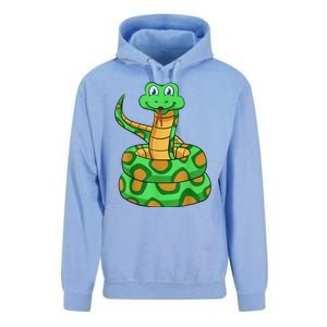 Snake Lover Reptile Cobra Python Boa Herpetologist Unisex Surf Hoodie