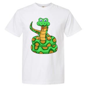 Snake Lover Reptile Cobra Python Boa Herpetologist Garment-Dyed Heavyweight T-Shirt