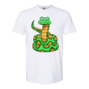 Snake Lover Reptile Cobra Python Boa Herpetologist Softstyle CVC T-Shirt