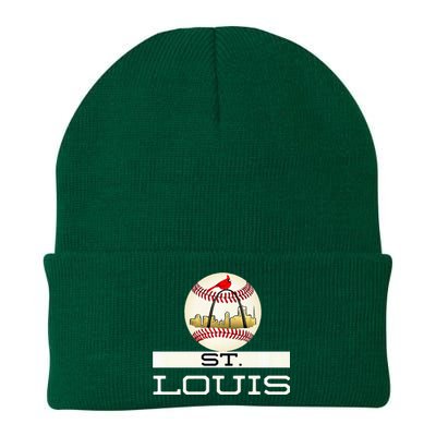 Saint Louis Red Cardinal Cool Baseball Skyline Knit Cap Winter Beanie