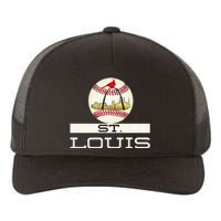 Saint Louis Red Cardinal Cool Baseball Skyline Yupoong Adult 5-Panel Trucker Hat