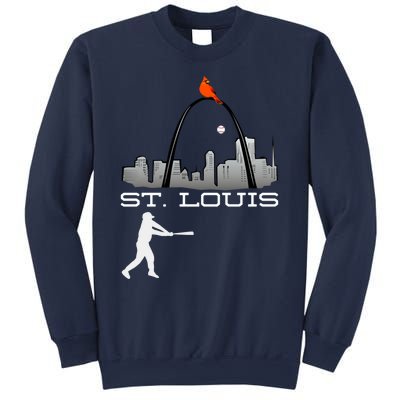 Saint Louis Red Cardinal Baseball Player Sweatshirt