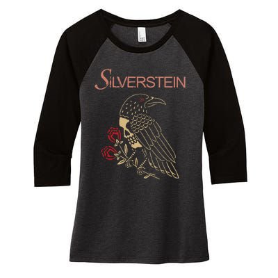 Silverstein Logo Ratna Onesie Women's Tri-Blend 3/4-Sleeve Raglan Shirt