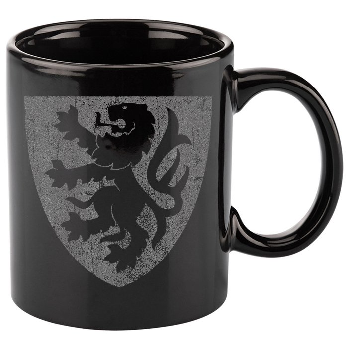 Scottish Lion Rampant Heraldry Shield Scotland Flag 11oz C Handle Ceramic Mug