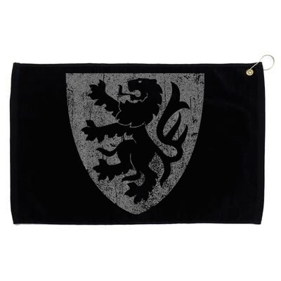 Scottish Lion Rampant Heraldry Shield Scotland Flag Grommeted Golf Towel