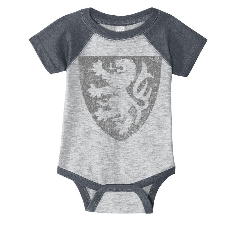 Scottish Lion Rampant Heraldry Shield Scotland Flag Infant Baby Jersey Bodysuit
