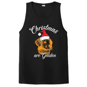 Santa Labrador Retriever Christmas Are Golden Xmas Gift PosiCharge Competitor Tank