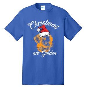 Santa Labrador Retriever Christmas Are Golden Xmas Gift Tall T-Shirt