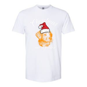 Santa Labrador Retriever Christmas Are Golden Xmas Gift Softstyle CVC T-Shirt