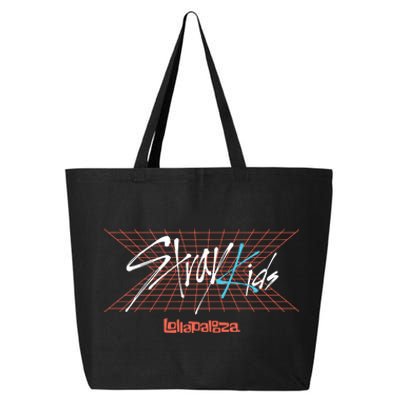 Stray Lollapalooza Retro Grid Logo Festival 25L Jumbo Tote