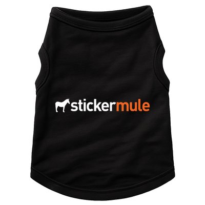 Stickermule Logo Doggie Tank